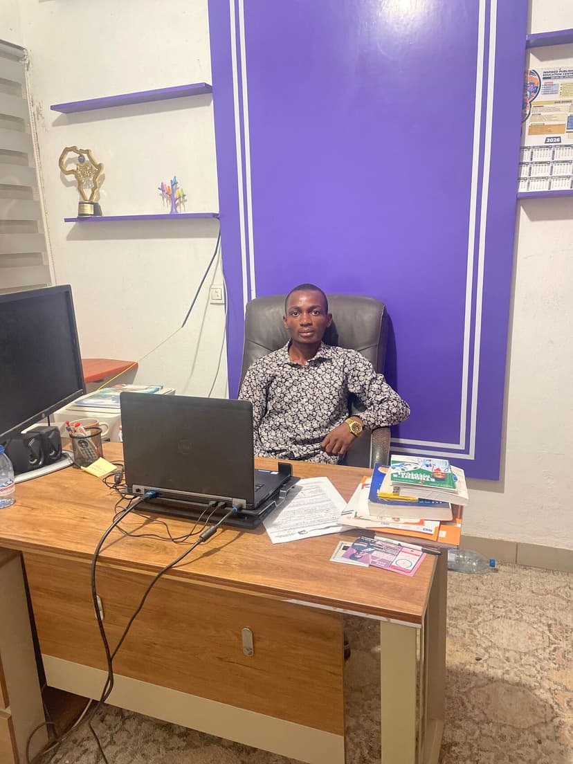 Nfor Nde Nyambi, Senior Software Engineer and Founder of NdeTek, in Buea, Cameroon